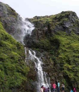 Waterfalls in the ghat sections, near Gaganbawda